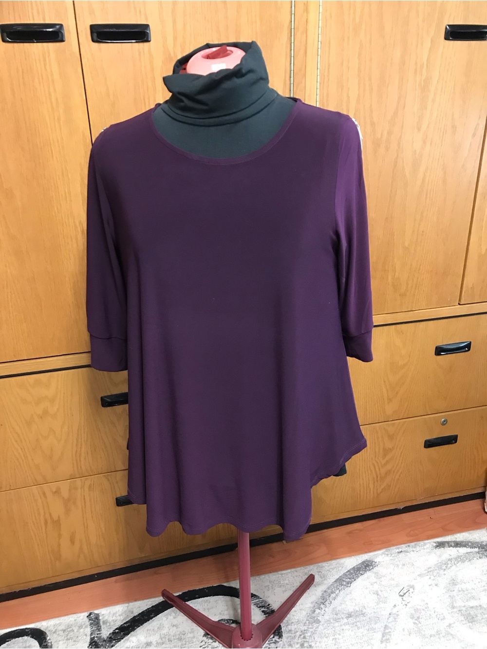 Women’s Purple Swing Tunic Top - Brand Not Specified